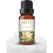 Tech Butiq Lofty Yasemin Saf Uçucu Yağ (10ML) -%100 Doğal Esansiyel Yağ | Etkileyici ve Egzotik Oda Kokusu, Buhurdanlık ve Difüzör Yağı