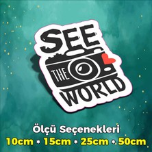 Sb Store Kamp Temalı Sticker Etiket Outdoor Adventure Camping Karavan - Model 86 - 10CM
