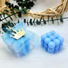 Hayaller Dükkanı Bubblle Mum Lüks Erkek Bebek Yenidoğan Hediyelik 18 Adet
