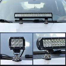 Tech Butiq LED Işık Çubuğu Montaj Braketi 2 Adet Evrensel Ayarlanabilir Sütun Hood Çalışma Lambası Montaj Kelepçe Tutucu Off-Road Kamyon Suv Için