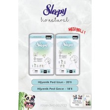 Tech Butiq Gece 18'li ve Uzun 20'li Hijyenik Ped Bio Natural ve Rosie