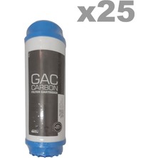 Sulook Su Arıtma Açık Kasa Gac Aktif Karbon Filtre (25 Adet) **