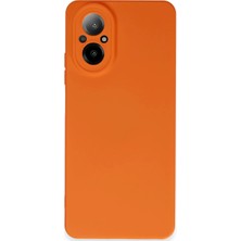Renas Store 12 Lite Kılıf Nano Içi Kadife Silikon - Turuncu