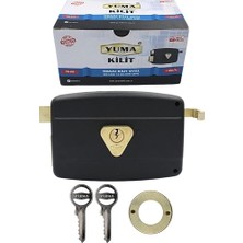 Renas Store Yuma YM-600 Kilit Yuma Tirajlı Kilit Oval Karşılıksız Siyah