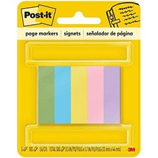 Tech Butiq Page I Aretleri, Be Assorted Ultra Colors, 5 Pads Of 100 Strips/paket