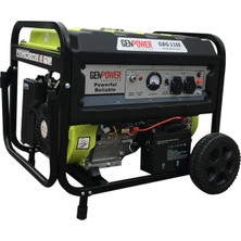 Genpower Gbg 110E 10,5 Kva Marşlı Benzinli Jeneratör Tekerlekli 8400 W Güçle Taşınabilir