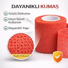 Tech Butiq Sogud Mavi Elastik Bandaj – Çok Amaçlı Spor ve Veteriner Bandajı, Esnek Destek Sargısı, Bilek Diz Ayak ve Kas Koruyucu Bandaj, Köpek ve Kedi Için Koruyucu Sarma Bandı, Nefes Alabilir