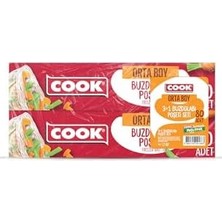 Tech Butiq Cook Hediyeli 3+1 Buzdolabı Poşeti 24 x 38 Cm. 4 x 20 Yaprak 24'lü