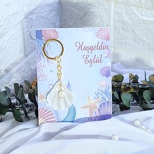 Hayaller Dükkanı 10 Adet Inci Anahtarlık Bebek Şekeri Yeni Doğan Hediyelik
