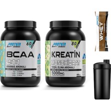 Protein Zamanı BCAA 2:1:1 Ananas Aromalı 60 Adet + Kreatin Monohidrat Yeşil Elma Aromalı