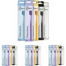 Tech Butiq The Humble Co. - Humble Brush Adult Soft - 7.000 Kıl Içeren Bitki Bazlı Diş Fırçası (Renk Asortili) (4 Paketi)