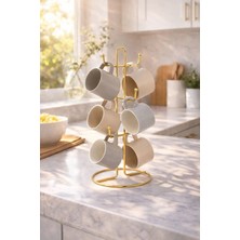 Okyanus Home Gold Kupa Ve Fincan Askılığı