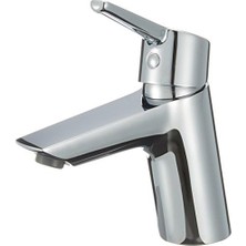 Tech Butiq S A42456 Lavabo Bataryası, 115 mm Yükseklik, 9 L/dk Akış Hızı, Krom