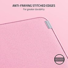 Tech Butiq Strider L - Yumuşak Kaydırmalar Için Yumuşak Tabanlı ve Üste Sahip Hibrit Fare Altlığı (Optik Fare Sensörlerini Optimize Eder, Kaymaz) Quartz