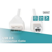 Tech Butiq AK-300102-030-E 3m Usb2.0 Type-A To Type-B Kablo Beyaz