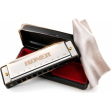 Honer H1005S Profesyonel Ağız Mızıkası Metal Gövde Gri Do - C