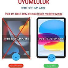 Tech Butiq iPad 11.nesil A16 11INÇ/10.NESIL 10.9inç ile Uyumlu Tablet Ekran Koruyucu Renksiz