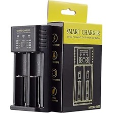 Tech Butiq Akıllı Pil Şarj Cihazı Lityum Iyon + Ni Mh + Ni CD PILLER/GT-BC06