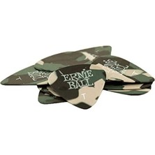 Tech Butiq Ernie Ball P09221 Kamuflaj Selüloz Ince Seçtikleri, 12'li Çanta