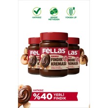 Fellas Kakaolu Fındık Kreması (315 g) x 3 Adet