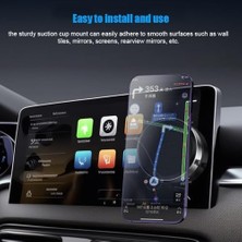Tech Butiq Vakumlu Araç Içi Telefon Tutucu Torpido Üstü Araç Gögse Vakum Sayesin Çok Güçlü Manyetik Tutucu Iphone 12-16 Pro Max Telefon Tutucu Elektronik Vakum Çekici Premium