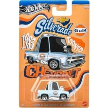 Tech Butiq Silver Series Tooned Gulf - Toon'd 83 Chevy Silverado JCB64