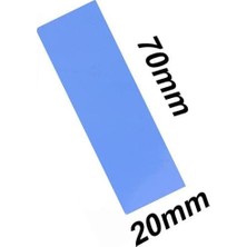 Tech Butiq Plus PX-PAD01 7x2 cm 1mm 3.4gr Yüksek Iletken Termal Pad, Mavi Thermal Pad (M2 Ssd, Chipset, Cep Telefonu, Notebook, Ps4,ps5 Uyumlu)