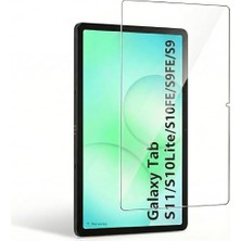 Tech Butiq Galaxy Tab S11 / S10 Lite / S10 Fe / S9 Fe ve S9 (11" & 10.9") ile Uyumlu 9h Temperli Ekran Koruyucu - S-Pen Hassasiyeti, Darbeye/çizilmeye Dayanıklı Koruyucu Cam