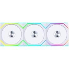 Tech Butiq Li Unı Fan Reverse Sl Wıreless 3X120MM Beyaz Kasa Fanı (G99.12RSL1W3W.00)
