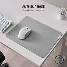 Tech Butiq Pro Glide - Ofis Konforu ve Verimliliği Için Yumuşak Fare Altlığı (Dokulu Kumaş Yüzeyi, Kaymaz) Beyaz