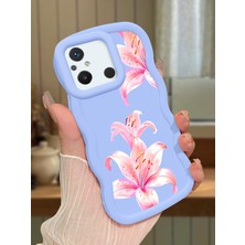 Ucuc Redmi 12C Uyumlu Mavi Silikon Kılıf Kamera Korumalı Darbe Emici Tasarım Şık Baskı Kılıf