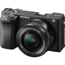 Tech Butiq Alpha A6400 Aps-C Aynasız Fotoğraf Makinesi, 16-50 mm Power Zoom Lensli Kit (ILCE-6400L) (Eurasia Garantili)