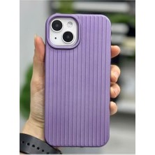 Tech Butiq 13-14 ve 15 ile Uyumlu 3D Serrated Kabartma Parlak Silikon Kılıf