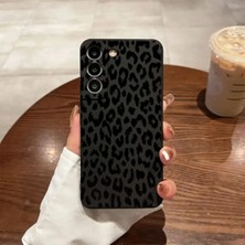 Tech Butiq Galaxy S21 Fe Ile Uyumlu Özel Tasarım Yüksek Kalite Içi Kadife Lansman Silikon Telefon Kılıfı Sd-01 (Leopar)