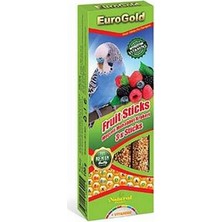 Hobibahçem Muhabbet Kuşu Meyveli Kraker Üçlü 100 gr