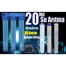 Sulook 20 Inç Şebeke, Bina Girişi Su Arıtma Filtre Seti
