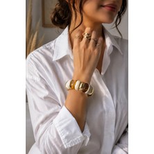 Initium Premium Kalite Çift Lastikli Bombe Model Kemik Bilezik