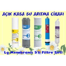 Sulook Açık Kasa Cihaz Su Arıtma Filtresi Seti 5 li Membran Filtre Seti