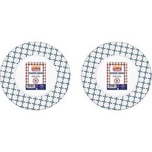 Tech Butiq Piknik Kullan-At Karton Tabak 21 cm Büyük 10'lu 1495 2li Paket