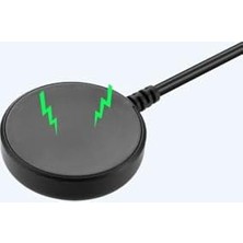 Tech Butiq Eye Siyah Galaxy 5 44MM ile Uyumlu Type-C Akıllı Saat Şarj Kablosu