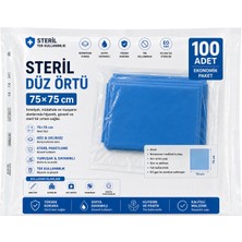 Genç Sağlık Steril Düz Örtü 75×75 cm 100'LÜ