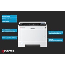 Tech Butiq Kyocera Ecosys PA3500X S/b A4 Yazıcı