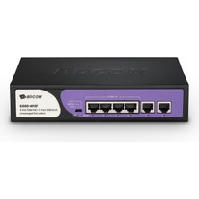 Bdcom S1000-4P2F 4 Port 10/100 4 Port Poe 2 Port Uplınk 60W Yonetılemez Desktop Swıtch