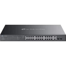 TP-Link Tp-Lınk Omada ES228GMP 28 Port Gbit 28 Port Poe 384W 2xsfp Rack Mount Yönetilebilir Switch