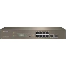 Tenda TEG5310P-8-150W 10 Port 8 Port Poe+ 1x Uplınk + 1xsfp L3 Yönetilebilir Rack Mount Swıtch 150W