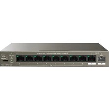 Tenda 8port Poe 102W 1-Sfp Gigabit Yönetilemez Switch TEG1110PF-8-120W
