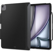 Tech Butiq iPad Air 13" M4 (2026) / M3 (2025) / M2 (2024) ile Uyumlu Kılıf Enzo Aramid Onetap Metal Ring Magfit - ACS07670