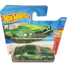 Tech Butiq - ´81 Camaro - Then And Now 10/10 - HCV81 - Short Card - Edelbrock - Bell - Yeşil Metalik - Mattel 2022