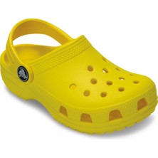 Crocs 206990-7C1 Toddler Classic Clog Çocuk Terlik Sarı Renk Hafif ve Rahat Tasarım