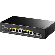 Tech Butiq Cudy GS1008PS2 8 Port Gigabit 120W 250M Poe+, 2 Gigabit Sfp Switch